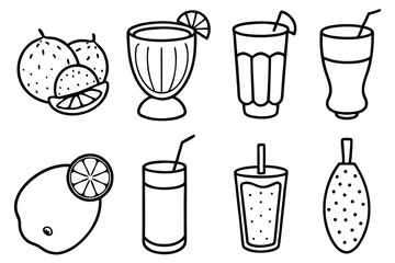 Assorted Tamarind Drink Clipart