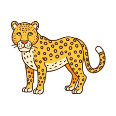 leopard icon, leopard vector illustration-simple illustration of leopard, perfect for leopard logos and icons