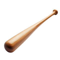 Wooden Baseball Bat  Sport Equipment   Game   Training   Wooden   Light Wood  Closeup  Iso
