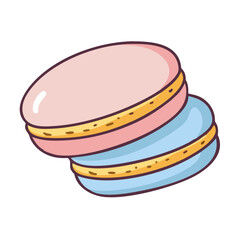 macaron icon, macaron vector illustration-simple illustration of macaron, perfect for macaron logos and icons