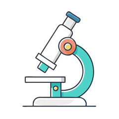 microscope icon, microscope vector illustration-simple illustration of microscope, perfect for microscope logos and icons