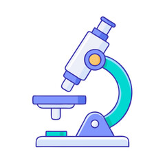 microscope icon, microscope vector illustration-simple illustration of microscope, perfect for microscope logos and icons