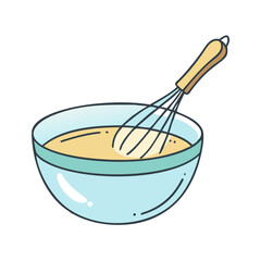 mixing bowl icon, mixing bowl vector illustration-simple illustration of mixing bowl, perfect for mixing bowl logos and icons
