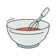 mixing bowl icon, mixing bowl vector illustration-simple illustration of mixing bowl, perfect for mixing bowl logos and icons