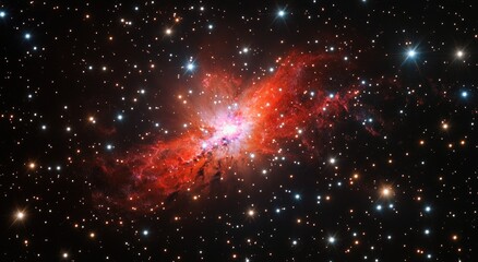 A breathtaking view of the Tarantula Nebula, a star-forming region in the Large Magellanic Cloud.