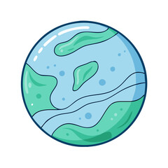 planet icon, planet vector illustration-simple illustration of planet, perfect for planet logos and icons