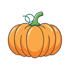 pumpkin icon, pumpkin vector illustration-simple illustration of pumpkin, perfect for pumpkin logos and icons