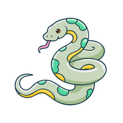 python icon, python vector illustration-simple illustration of python, perfect for python logos and icons