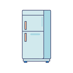 refrigerator icon, refrigerator vector illustration-simple illustration of refrigerator, perfect for refrigerator logos and icons