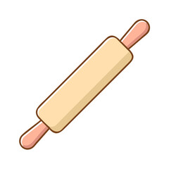 rolling pin icon, rolling pin vector illustration-simple illustration of rolling pin, perfect for rolling pin logos and icons