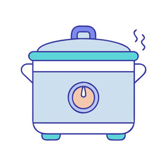 slow cooker icon, slow cooker vector illustration-simple illustration of slow cooker, perfect for slow cooker logos and icons