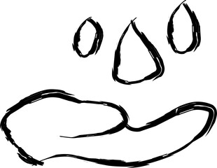 hygiene icon in doodle style	