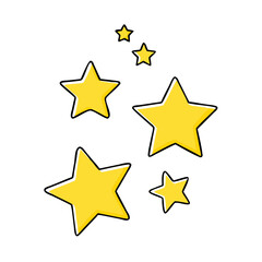 stars icon, stars vector illustration-simple illustration of stars, perfect for stars logos and icons