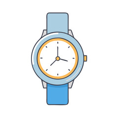 watch icon, watch vector illustration-simple illustration of watch, perfect for watch logos and icons