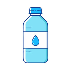 water bottle icon, water bottle vector illustration-simple illustration of water bottle, perfect for water bottle logos and icons
