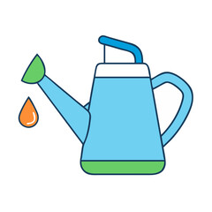 watering can icon, watering can vector illustration-simple illustration of watering can, perfect for watering can logos and icons