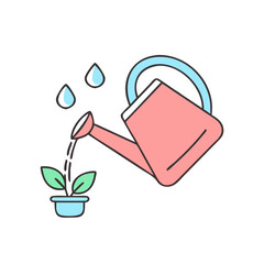 watering can icon, watering can vector illustration-simple illustration of watering can, perfect for watering can logos and icons
