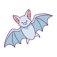 bat icon, bat vector illustration-simple illustration of bat, perfect for bat logos and icons