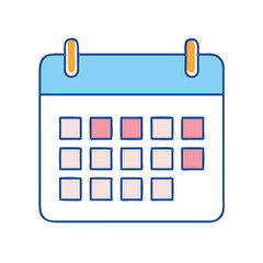 calendar icon, calendar vector illustration-simple illustration of calendar, perfect for calendar logos and icons