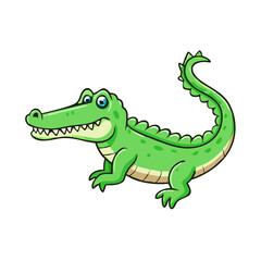Fototapeta premium crocodile icon, crocodile vector illustration-simple illustration of crocodile, perfect for crocodile logos and icons