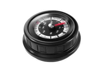 Authentic Snapshot: Isolated Task Timers Isolated On Transparent Background