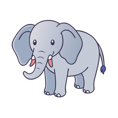 elephant icon, elephant vector illustration-simple illustration of elephant, perfect for elephant logos and icons