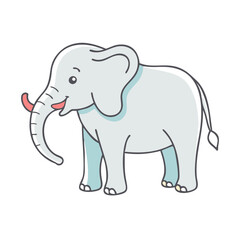 elephant icon, elephant vector illustration-simple illustration of elephant, perfect for elephant logos and icons