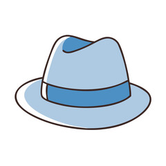fedora icon, fedora vector illustration-simple illustration of fedora, perfect for fedora logos and icons