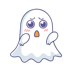 ghost icon, ghost vector illustration-simple illustration of ghost, perfect for ghost logos and icons