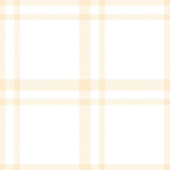 Plaid pattern seamless. Traditional pale & Sandy white Tartan Textile Design. 