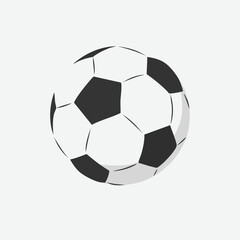 Fototapeta premium Abstract Soccer Ball Graphic Design Element. Vector Image