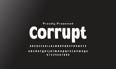 Playful style font design, childish alphabet letters and numbers vector illu thick funny font for headlines, funny text shirts, childish hood logo, quotes, and birthday headlines. 