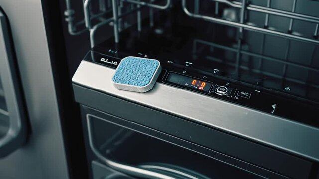 Cleaning tablets for a dishwasher.