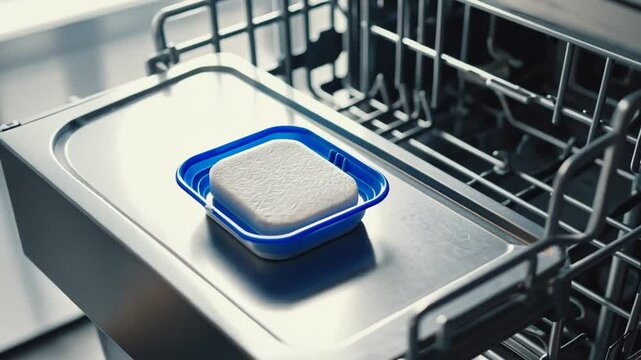 Cleaning tablets for a dishwasher.
