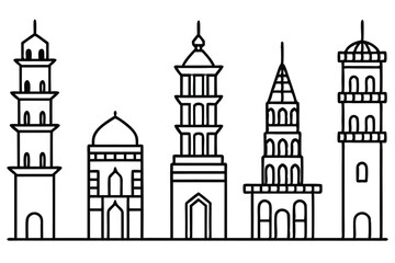 City Tower Graphic Elements