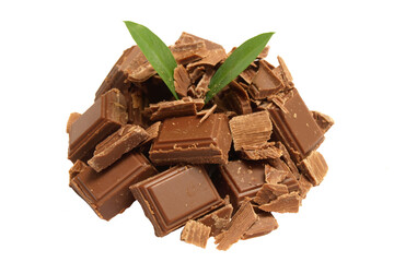  Chocolate tree bar isolated