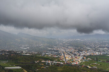 La Palma island Canary island archipelago Spain aerial view  