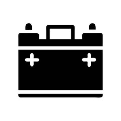 Car Battery Symbol Icon Design