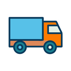 Cargo Truck Icon Design