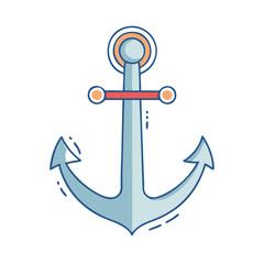 anchor icon, anchor vector illustration-simple illustration of anchor, perfect for anchor logos and icons