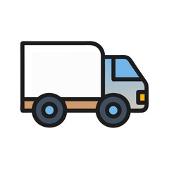 Small Truck Icon Design