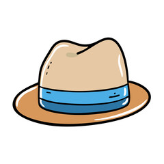 trilby icon, trilby vector illustration-simple illustration of trilby, perfect for trilby logos and icons