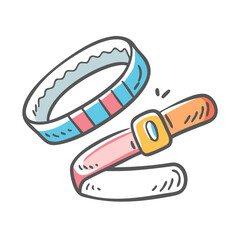 wristbands icon, wristbands vector illustration-simple illustration of wristbands, perfect for wristbands logos and icons