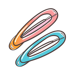 barettes icon, barettes vector illustration-simple illustration of barettes, perfect for barettes logos and icons