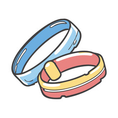 bracelets icon, bracelets vector illustration-simple illustration of bracelets, perfect for bracelets logos and icons