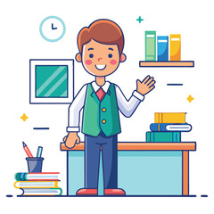 teacher in classroom