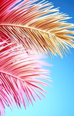 Obraz premium palm tree leaves