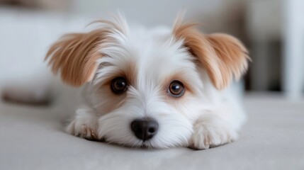 Adorable Puppy, Lying Down