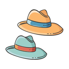 panama hats icon, panama hats vector illustration-simple illustration of panama hats, perfect for panama hats logos and icons