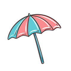 Obraz premium parasol icon, parasol vector illustration-simple illustration of parasol, perfect for parasol logos and icons